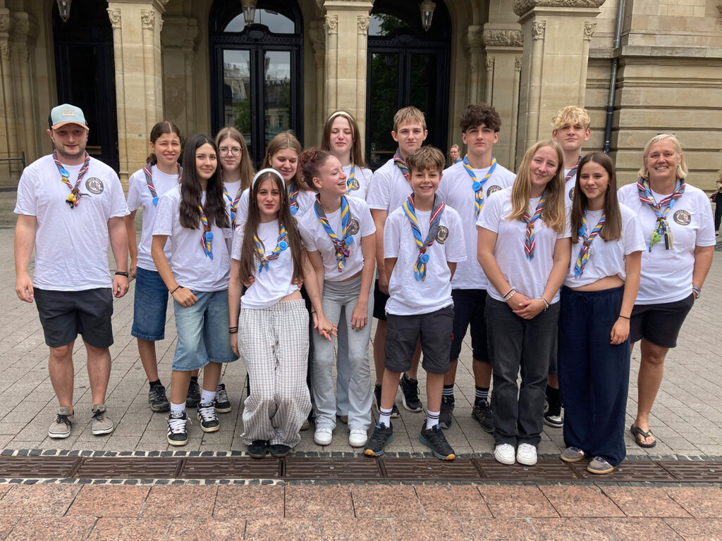 Pfadfinder Gruppenfoto