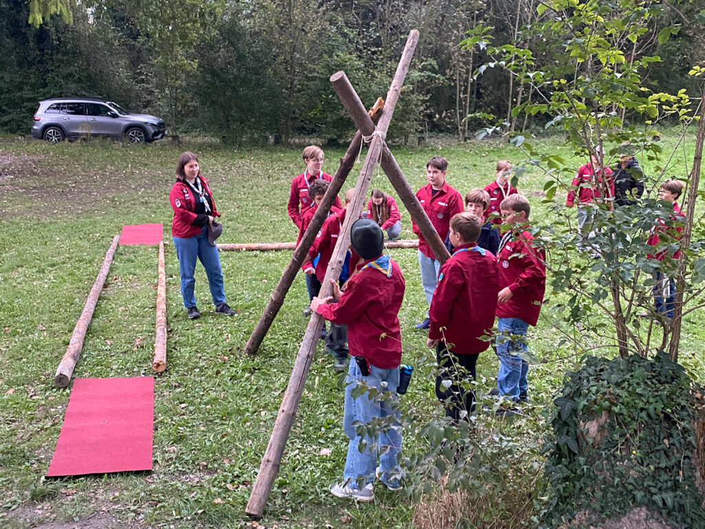 Pfadfinder Aufbau Lagerbauten