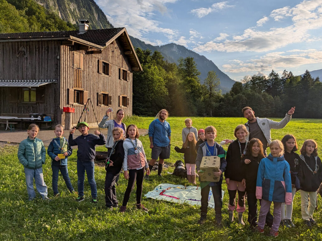 Pfadfinder im Sommerlager